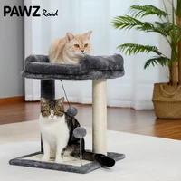 h44cm small cat tree with ball cat scratching post and pad fully wrapped scratching posts for indoor rascador gato arbre %c3%a0 chat