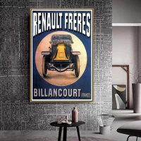 renault freres old master advertisement retro vintage poster wall photo pictures wall art room decor painting canvas print