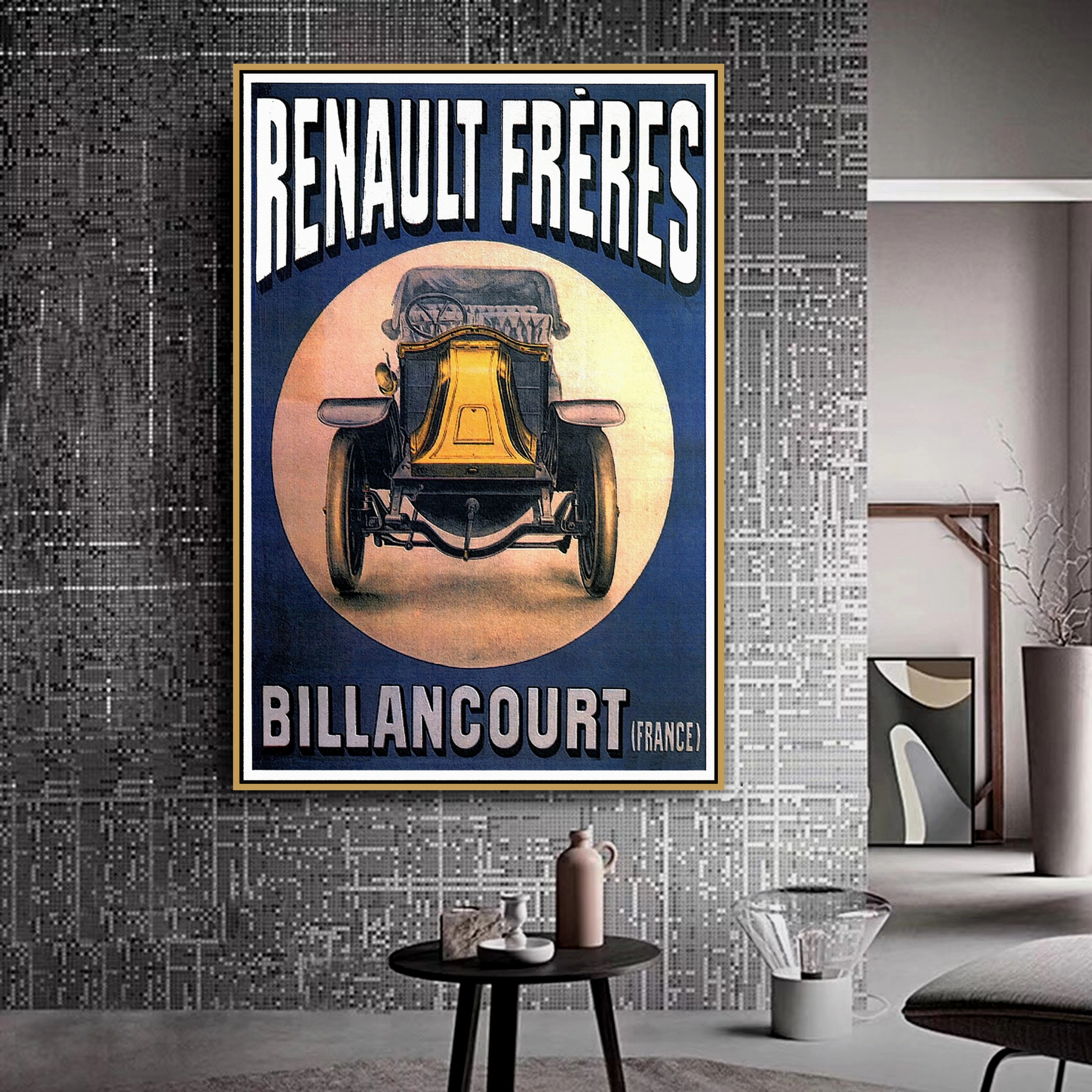 Renault Freres старый мастер реклама ретро ВИНТАЖНЫЙ ПЛАКАТ настенные фото фотографии