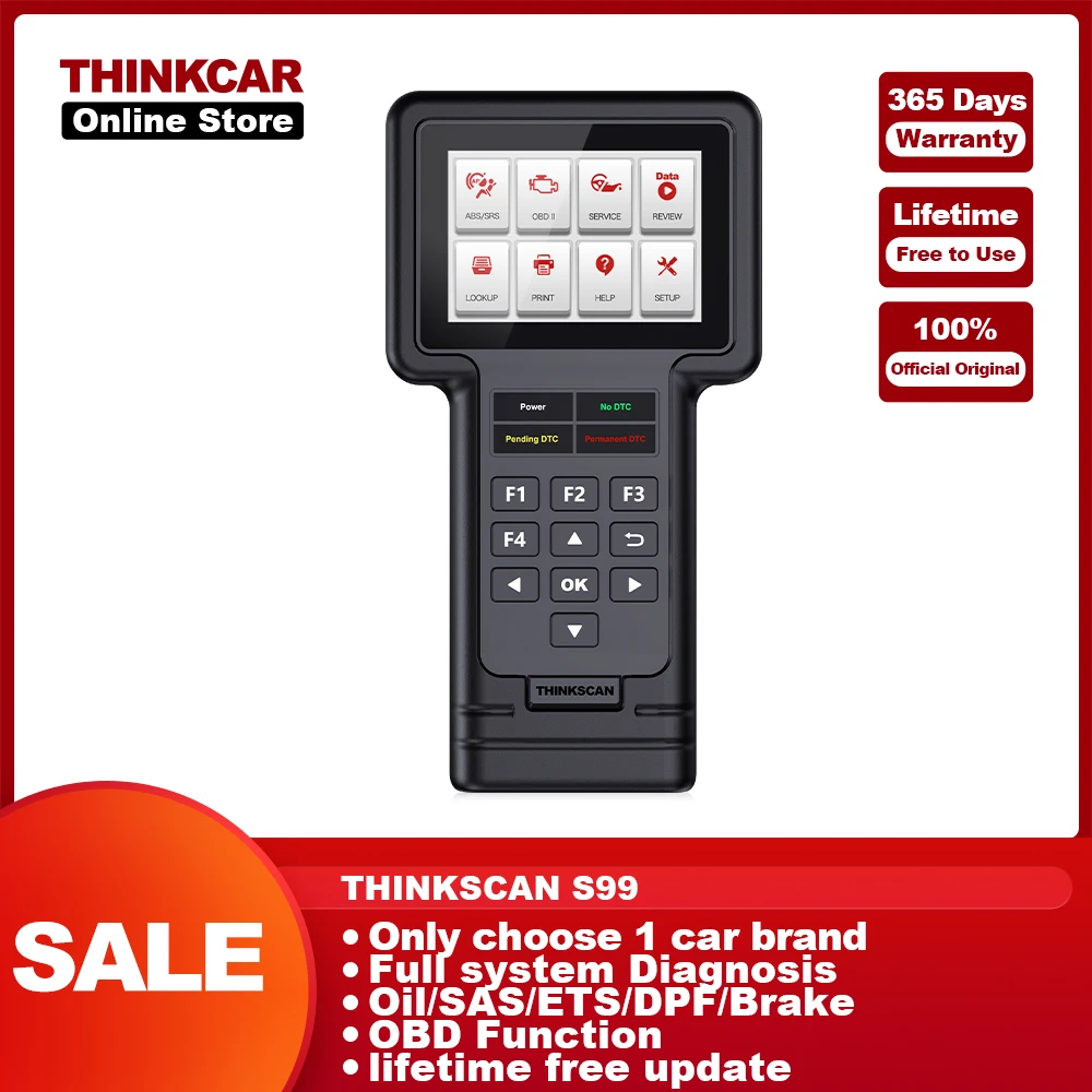 

Диагностический сканер THINKCAR Thinkscan S99 для полной диагностики автомобиля