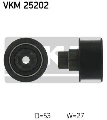 Roller idler TIMING belt Opel Astra/Vectra 1.7D/TD 92 SKF VKM252 |