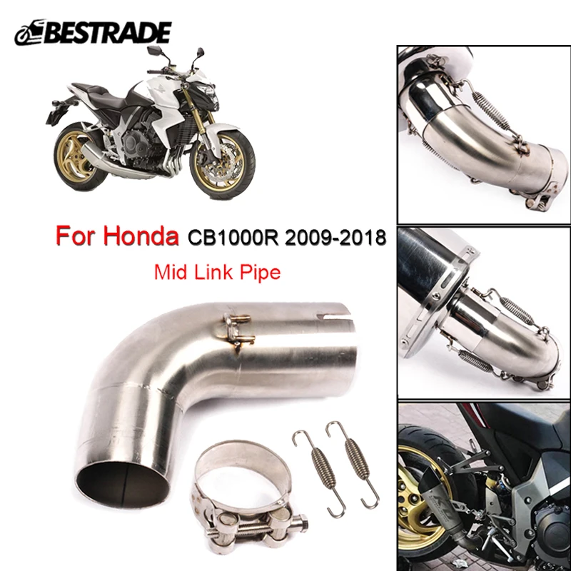 Средняя труба для Honda CB1000R 2009-2018 выхлопная мотоцикла среднее соединение