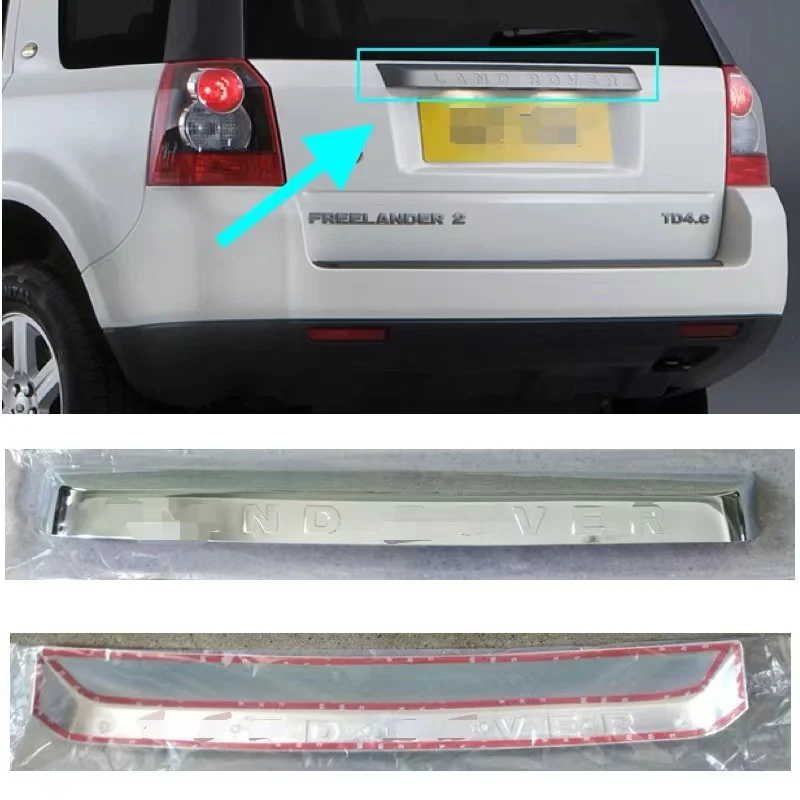 Rear Trunk Lid Tailgate ABS Chrome Molding Trim For Freelander 2 LR2 2006-2010