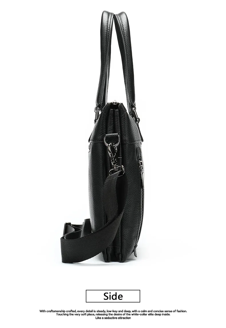 Сумка-мессенджер мужская из натуральной кожи маленький саквояж на плечо с