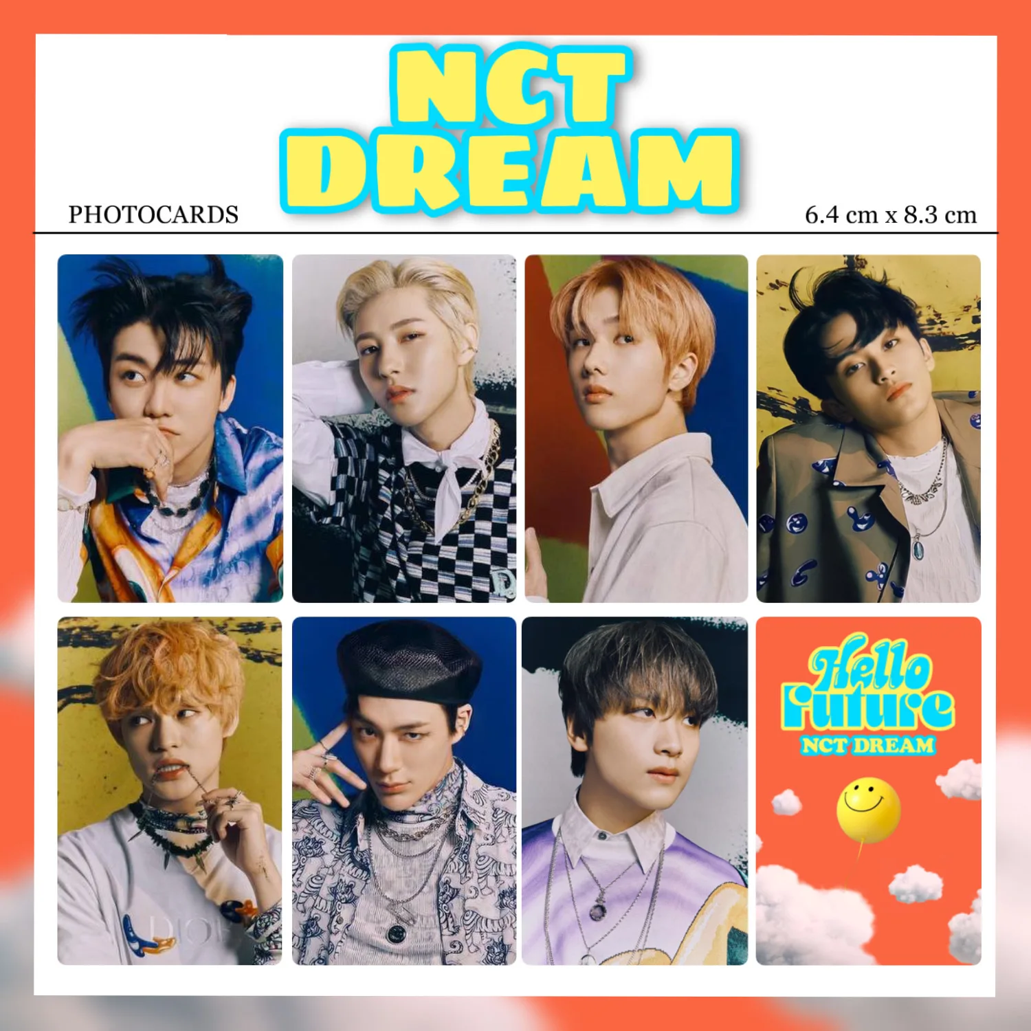 14 шт/комплект Карты закладка K-POP NCT DREAM HELLO FUTURE для коллекци | Канцтовары офиса и