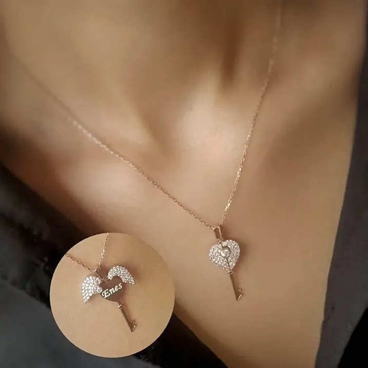 

Key Is Silver Necklace