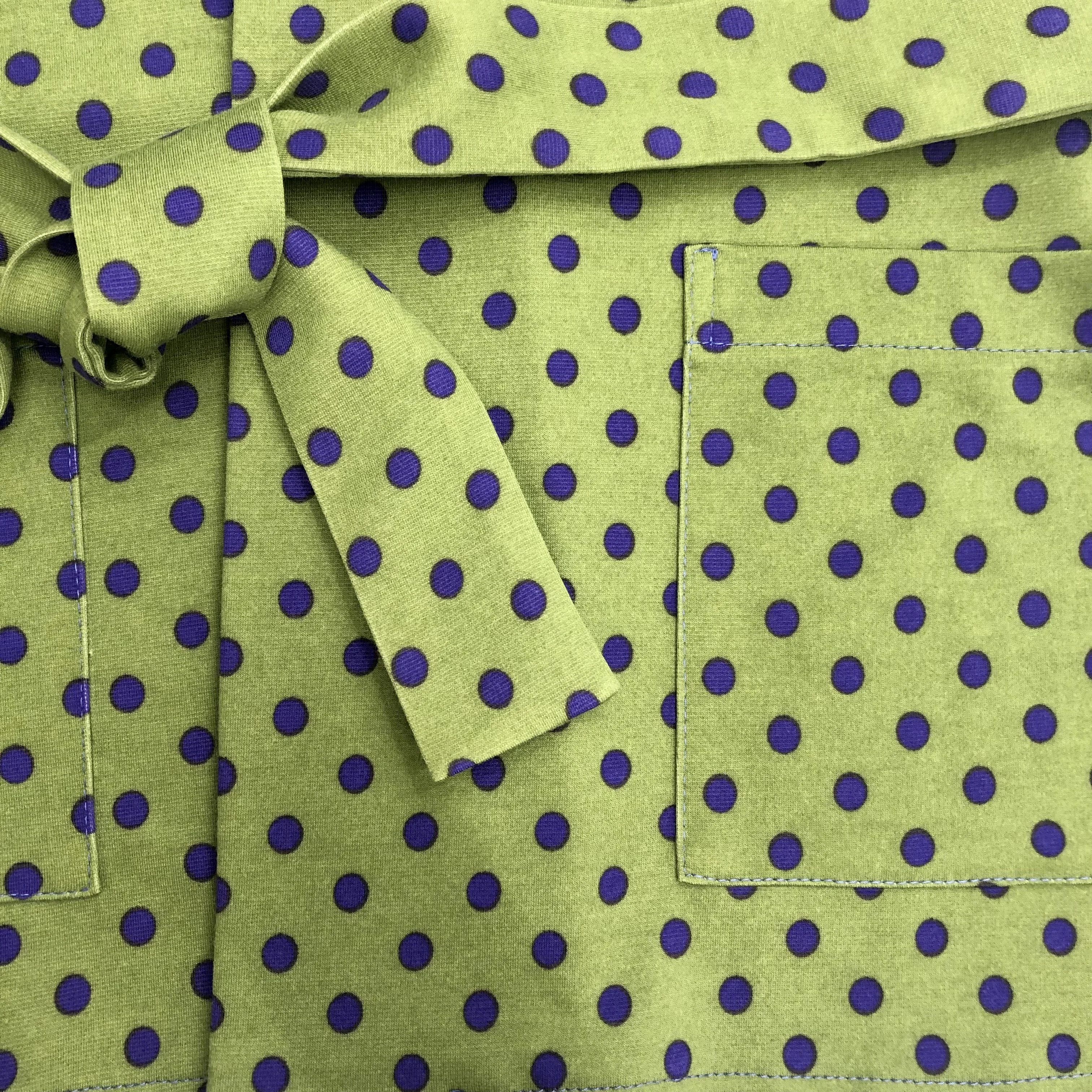 Женский брючный костюм с жакетом-кимоно в горох брюки полной длины | Брючные