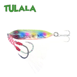 RAINBOWCHART BACK B Tulala литого металла 15/25/40g джиговая блесна берег крючковый лов литья свинца рыбы морского окуня Рыбалка на щуку Приманка снасти Wobbers жесткая приманка - Цвет: RAINBOWCHART BACK B