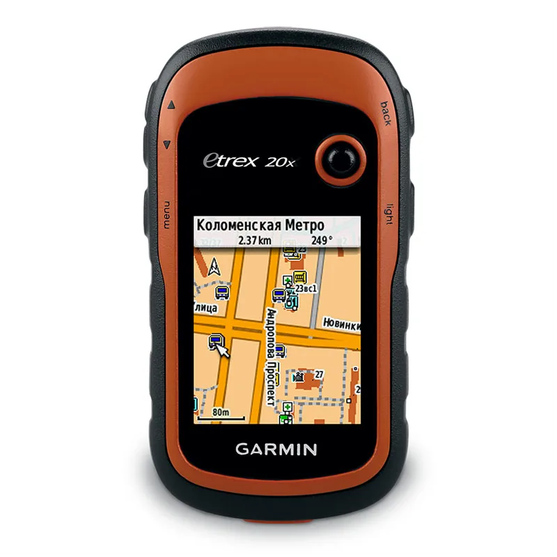 Garmin eTrex 20x Навигатор с обновлённой топографической картой России гарантия 2 года