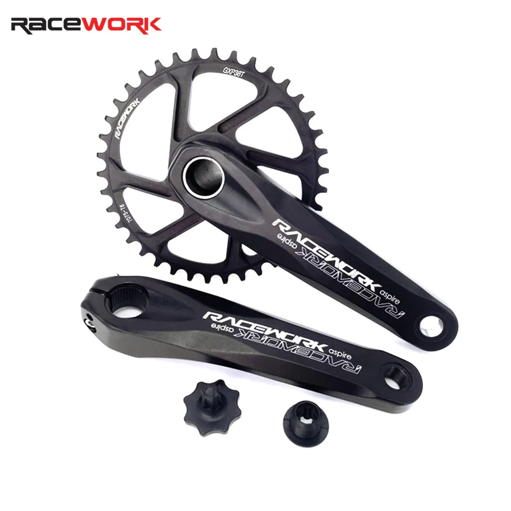

Велосипедный кривошипник RACEWORK 104BCD из алюминиевого сплава с нижним кривошипником, дорожный кривошипник 170 мм, велосипедные аксессуары