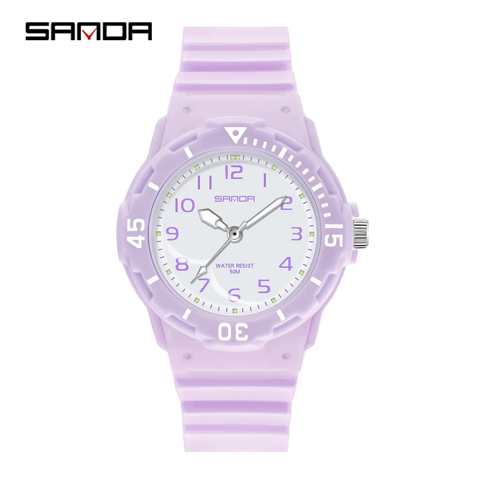 SANDA Brand Fashionable Outdoor Women's Quartz Watch Personality small fresh INS Style watch 50 meters waterproof