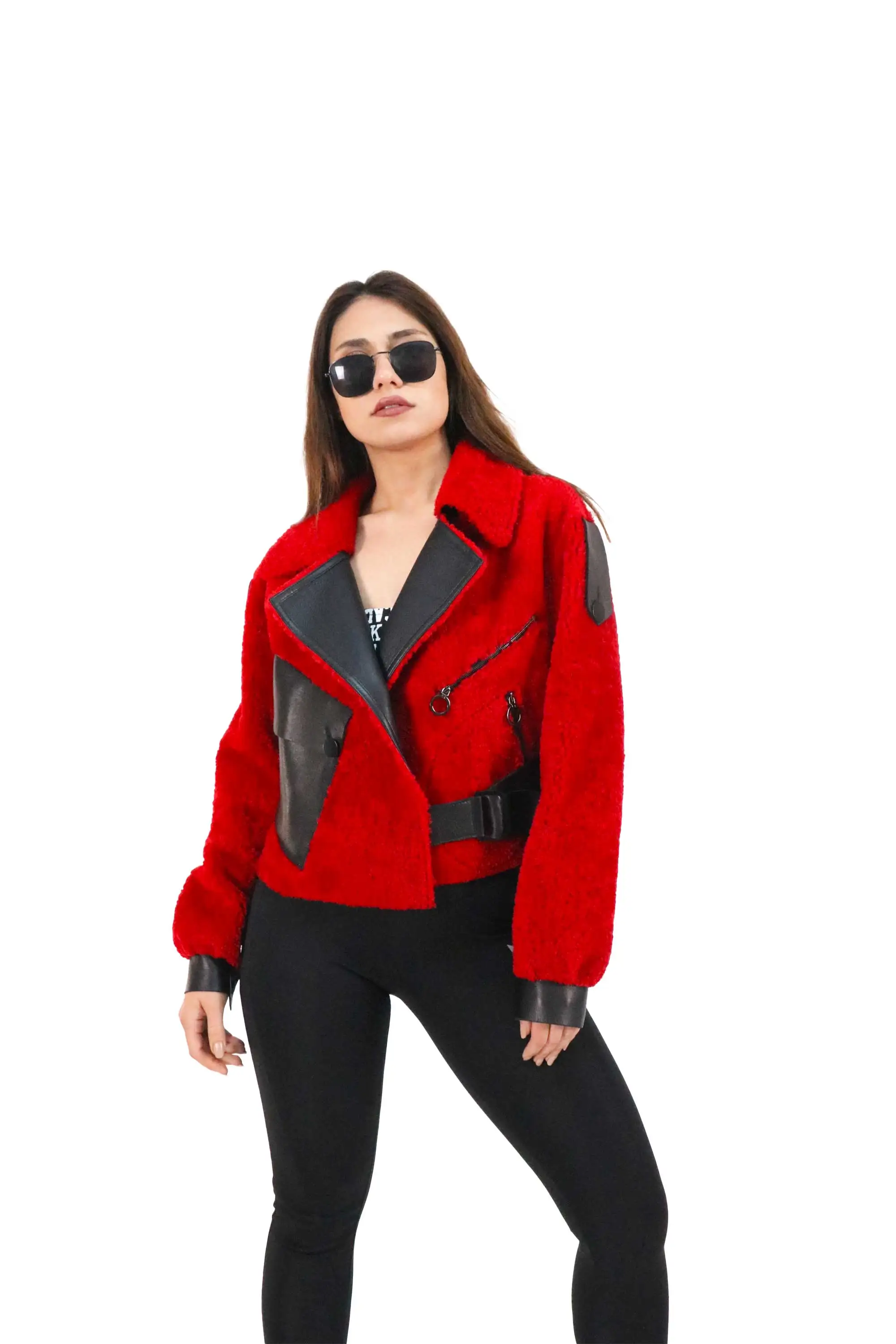 

Женская куртка из натуральной овечьей шкуры, куртка из 2021 натуральной турецкой овечьей шкуры для зимы