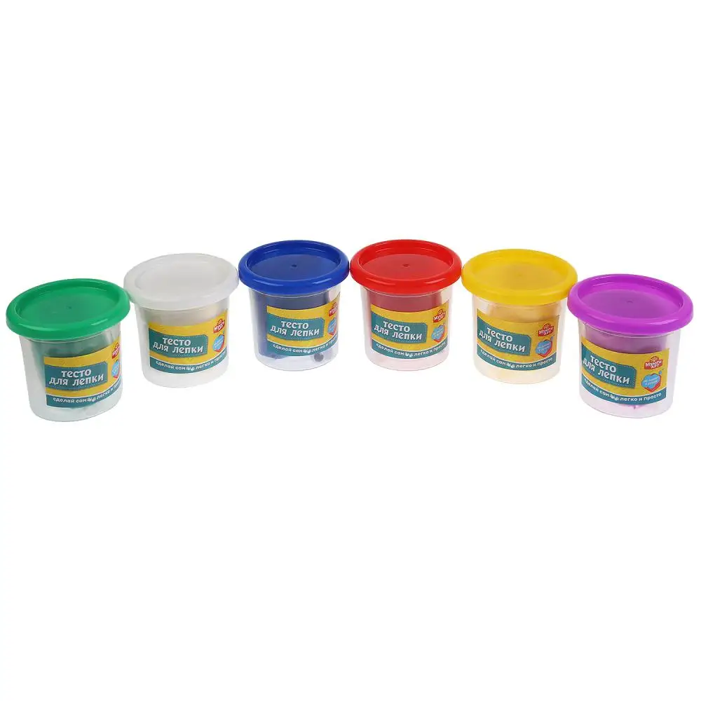 Набор тесто для лепки &quotМаша и Медведь&quot (3 шт.х 50 гр. + формочки) MultiArt S350PD