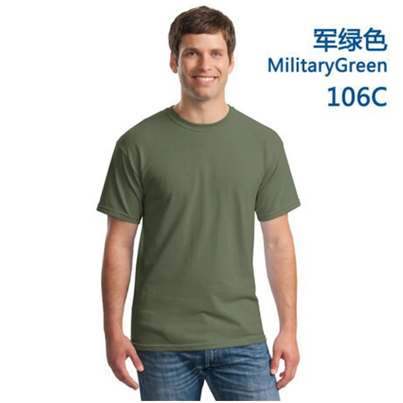 2023 Мужская футболка большого размера из 100% чистого хлопка индивидуальная