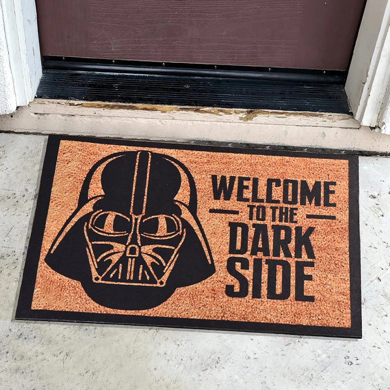 Коврики 45x70 см Темная сторона внутри снаружи анти скольжения Добро пожаловать