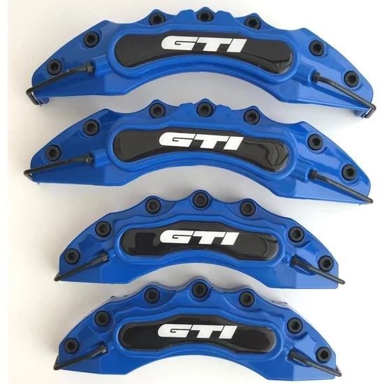 Universal Caliper Covers High Quality Heat Resistant ABS Plastic With GTI Logo 4 Pieces Standard Fitment For All Cars