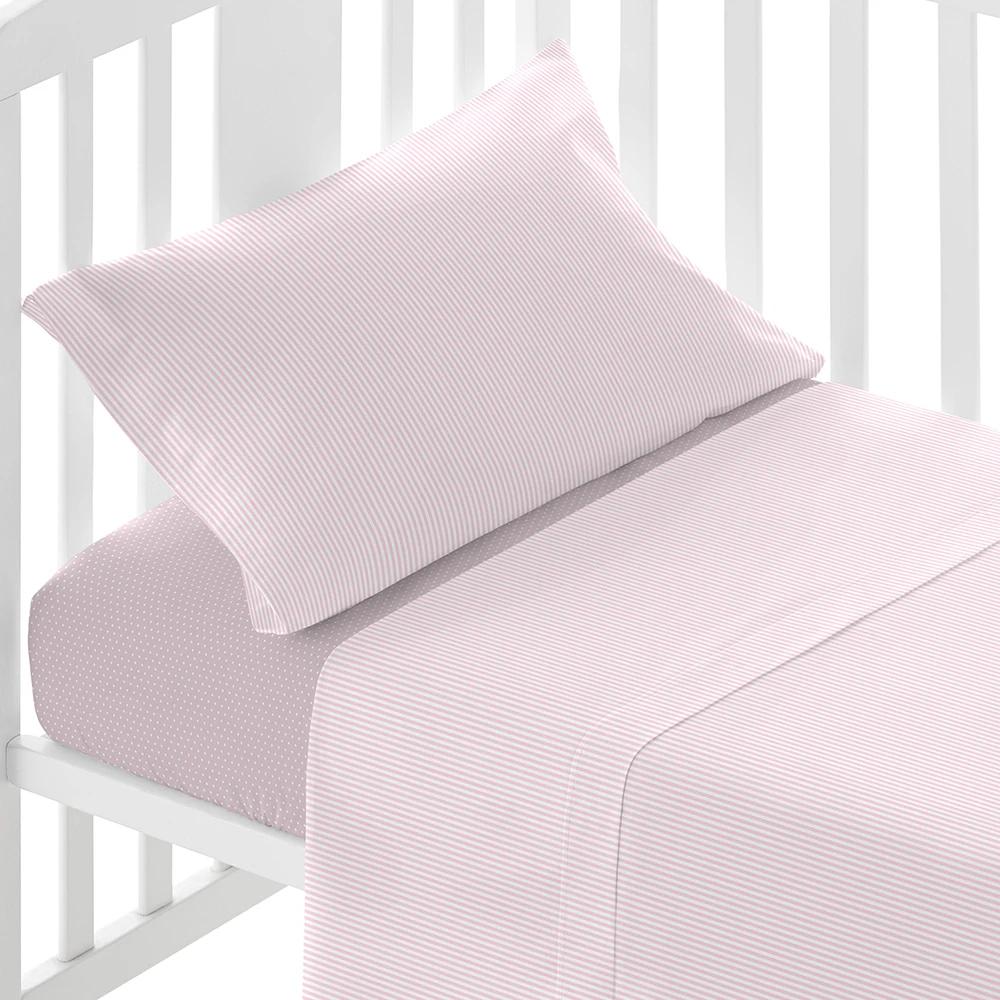 PimpamTex набор простыней из 100% хлопка для детской кроватки и миникуны простыни с