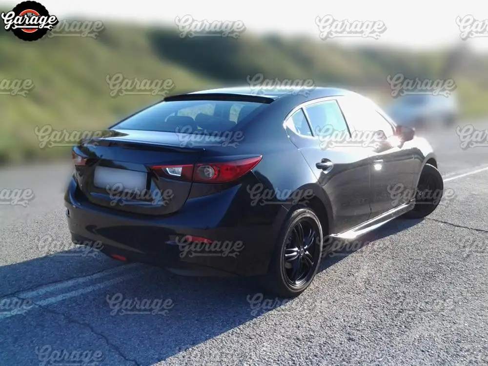 Чехол для спойлера ДЛЯ Mazda 3 SEDAN BM 2013-2016 стильные полоски аксессуары из