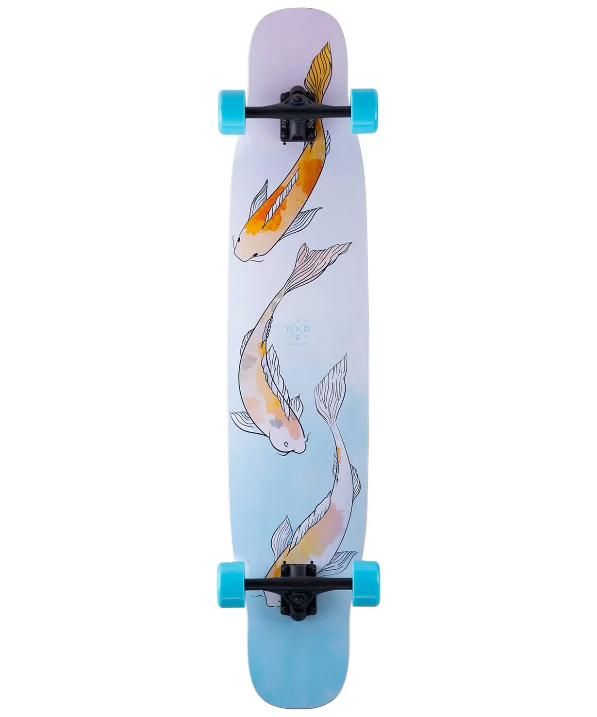 Лонгборд RIDEX Koi 44&quotX9&quot оригинальный скейтборд из клена доска для скейтборда |