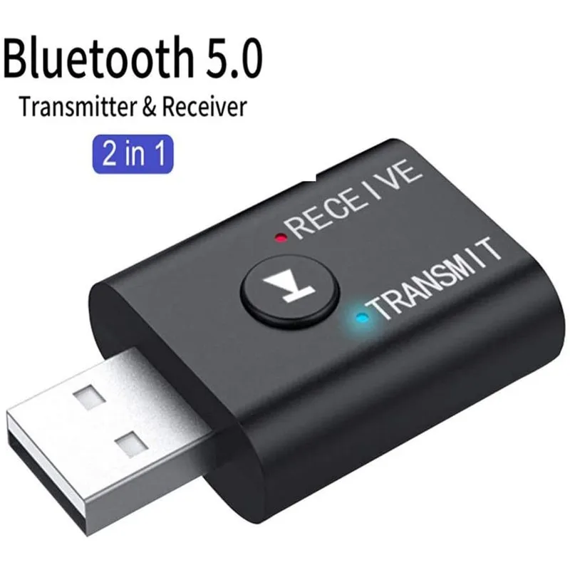 Мини 2 в 1 Автомобильный Bluetooth 5 0 адаптер беспроводной приемник трансимиттер