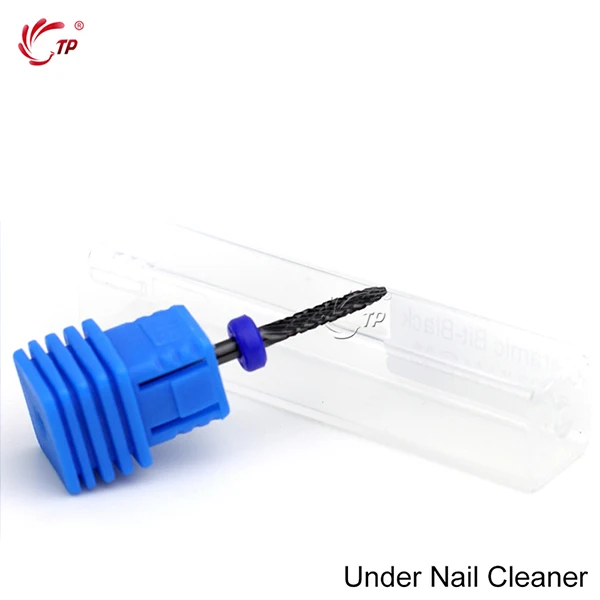 Черные керамические фрезы для ногтей в форме пули Электрический Фрезер маникюра