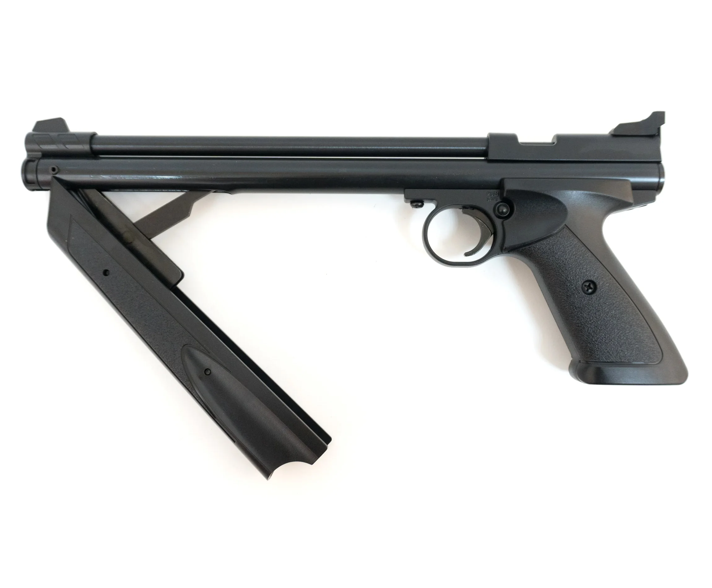 Пистолет пневматический Crosman P1377 (пласт. черн. накачка) кал.4 5 мм |