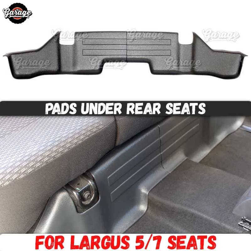 Защитные накладки для Lada Largus 2011 под задние сиденья ABS пластик 1 комплект/2 шт.