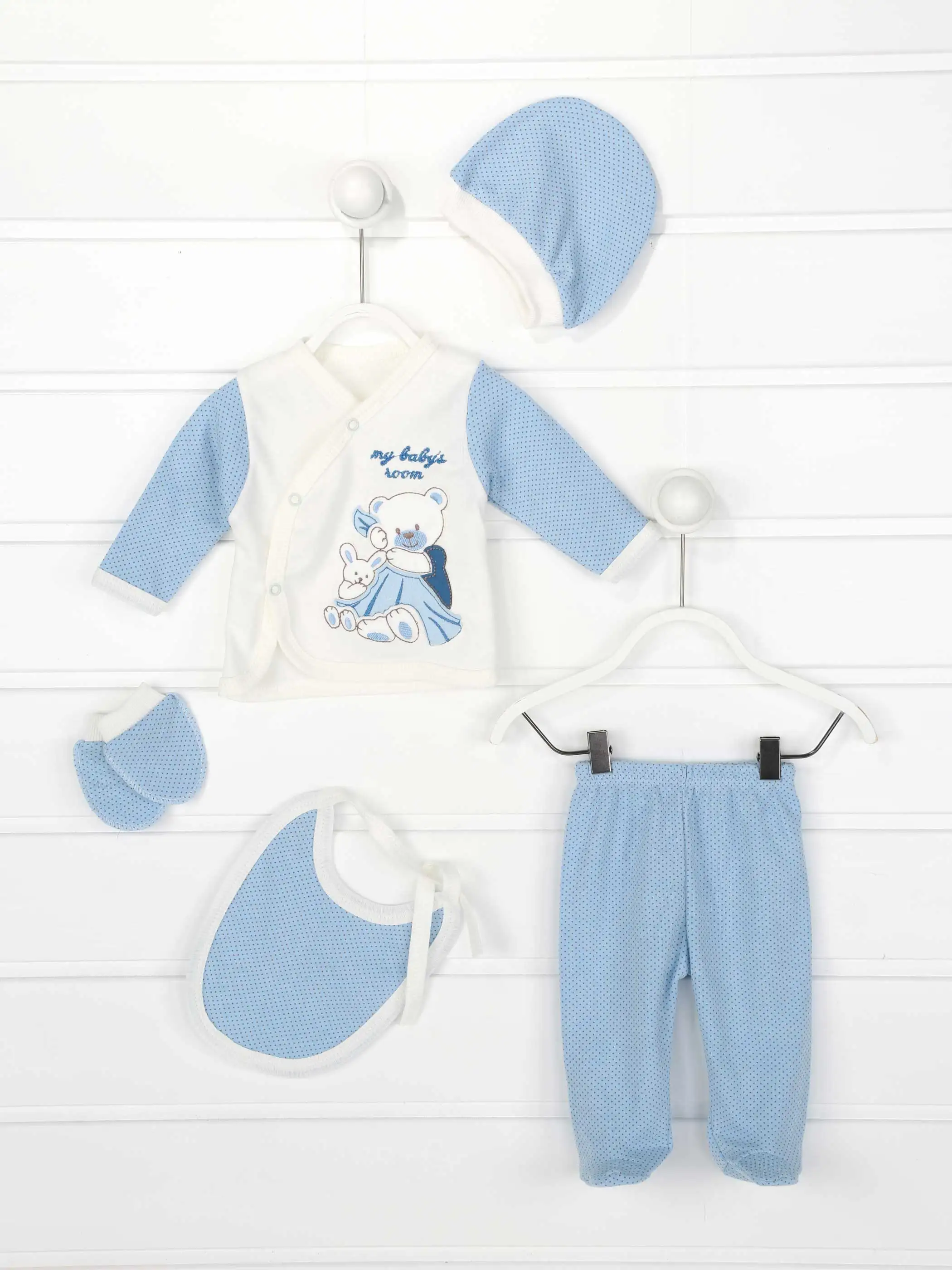 Детские костюмы Одежда для новорожденных девочек и мальчиков комплект из 5