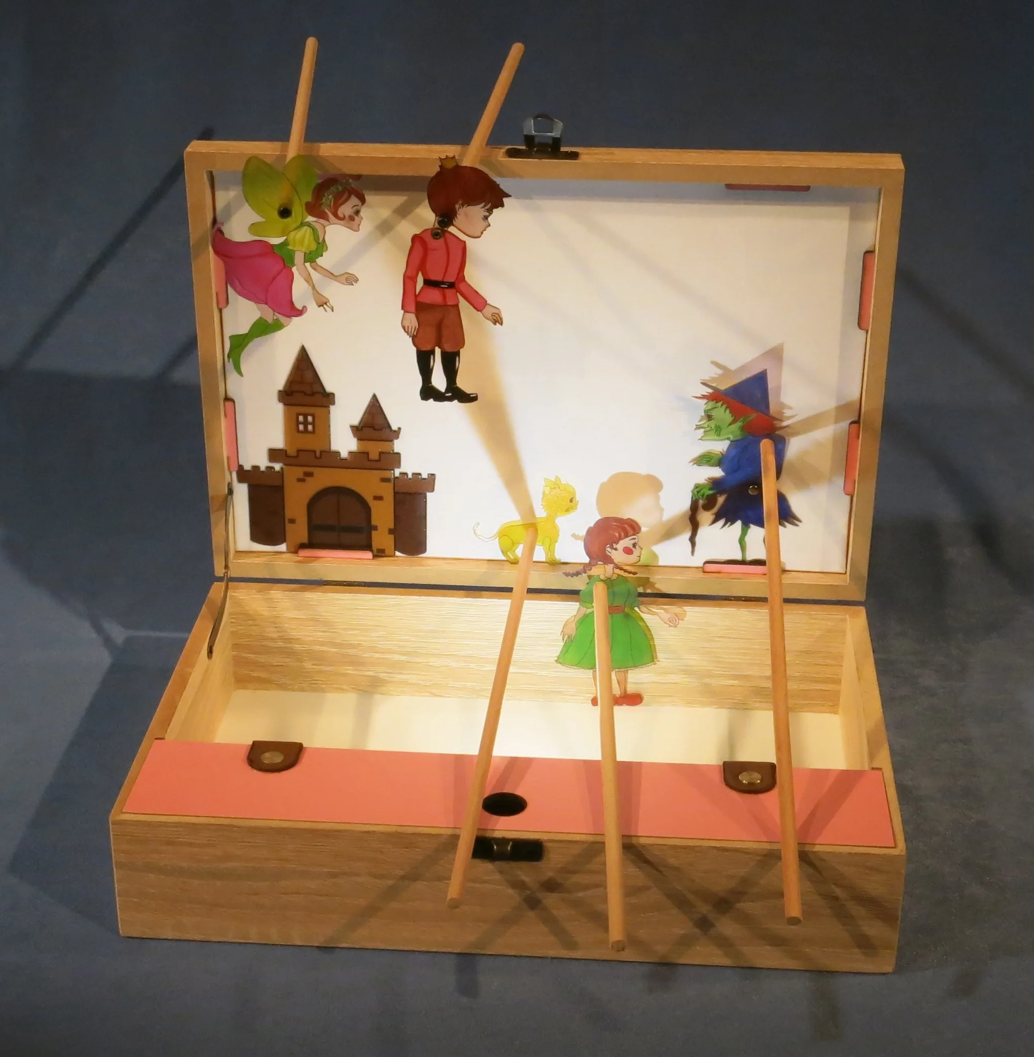 

Traditional toys turkish shadow karagz puppets for shadow puppet box