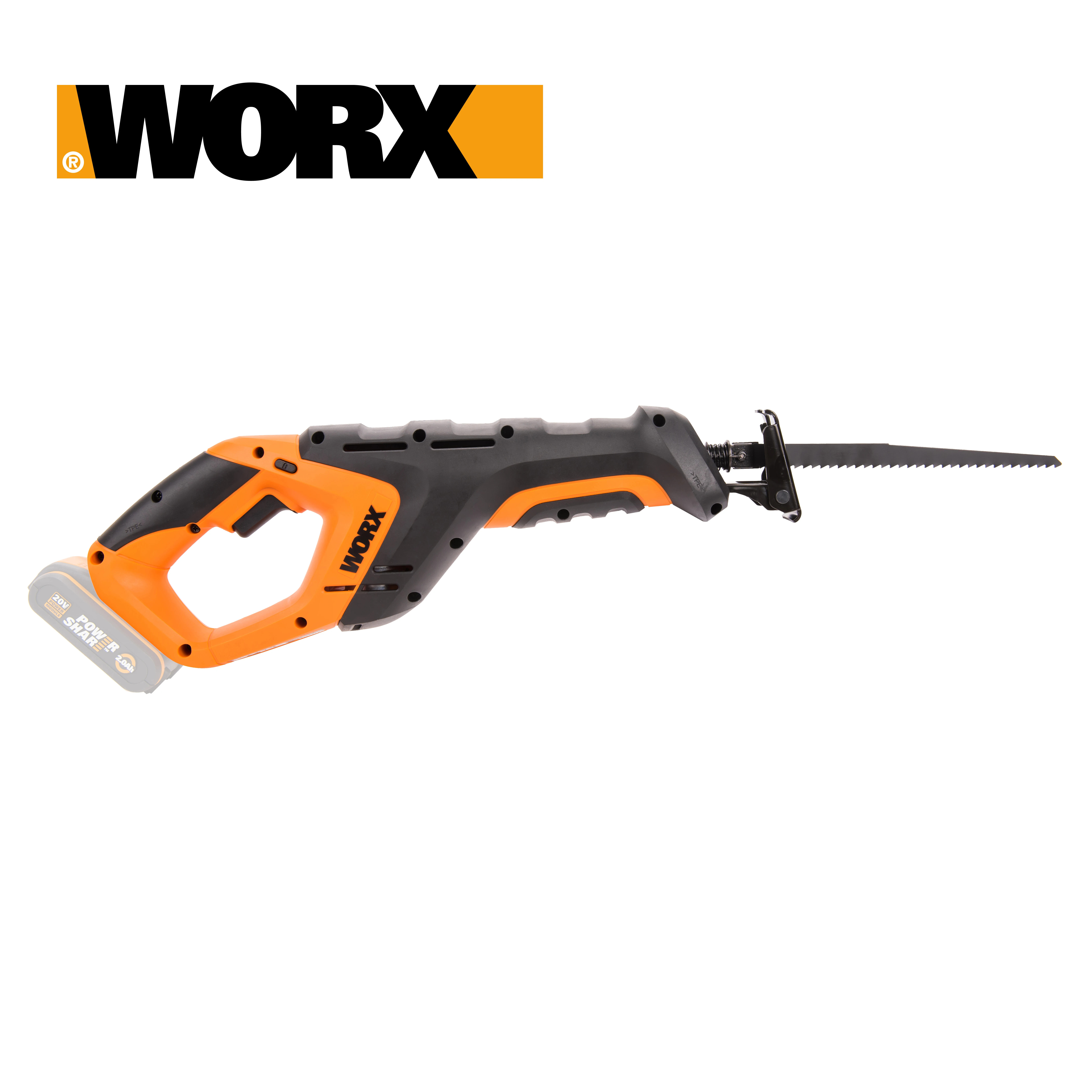 Электрическая пила Worx WX527 Силовой инструмент Круглый диск дисков циркулирующие пилы Перезаряжаемая ремонтная домохозяйство