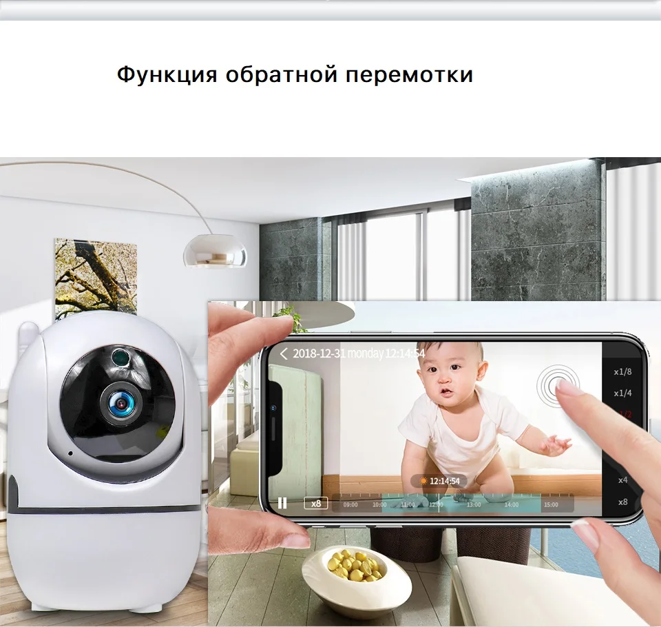 Радионяня умный дом плакать сигнализация мини камера наблюдения с Wi-Fi видео няня