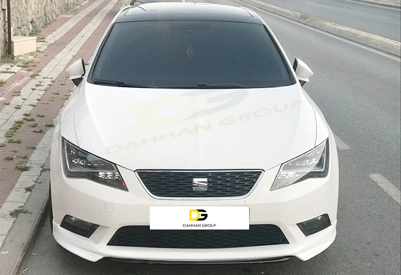 Seat Leon MK3 Facelift 2012 - 2016 Custom Style Front Lip Splitter Raw or Painted Surface Front Blade Wing Plastic enlarge