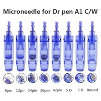 genuine 1050pcs electric derma pen needle 9 12 36 42 nano cartridges bayonet for dr pen ultima a1 cw tattoo micro needles