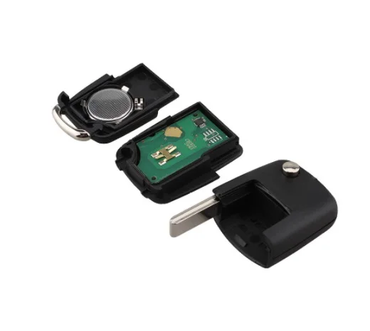 Выкидной ключ от машины 2 кнопки для VOLKSWAGEN VW Golf 4 5 Passat b5 b6 polo Touran 434MHz ID48 чип 1J0 959 753