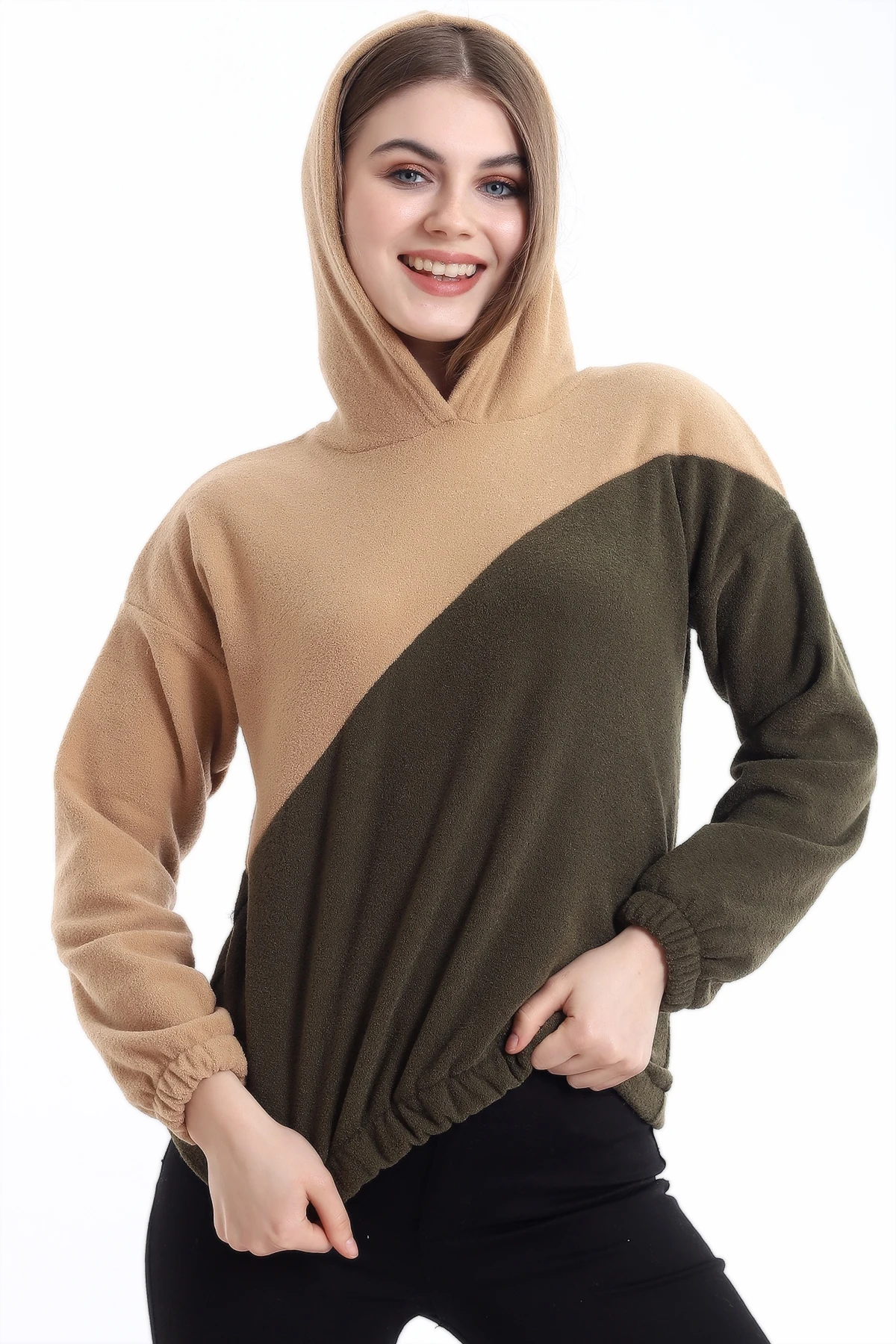 

Women's Sweatshirts Solid 6 Colors Female Hooded Pullovers 2021 Fashion Oversized Hoodies Women Autumn Winter Double color