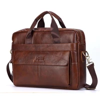 men genuine leather handbags casual leather laptop bags male business travel messenger bags mens crossbody shoulder bag
