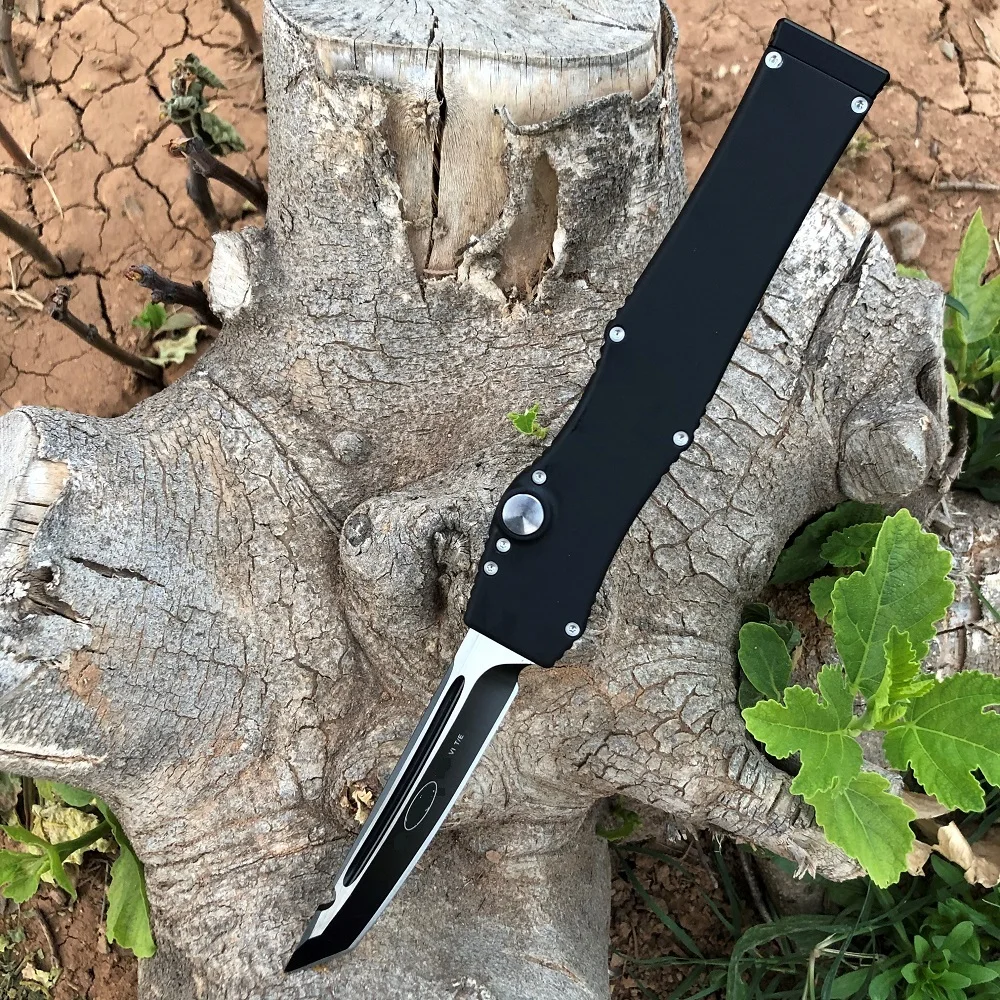 Тактический нож Ankaoutdoor HALO V 440 сатиновое Лезвие S/E ручка из алюминиевого сплава с