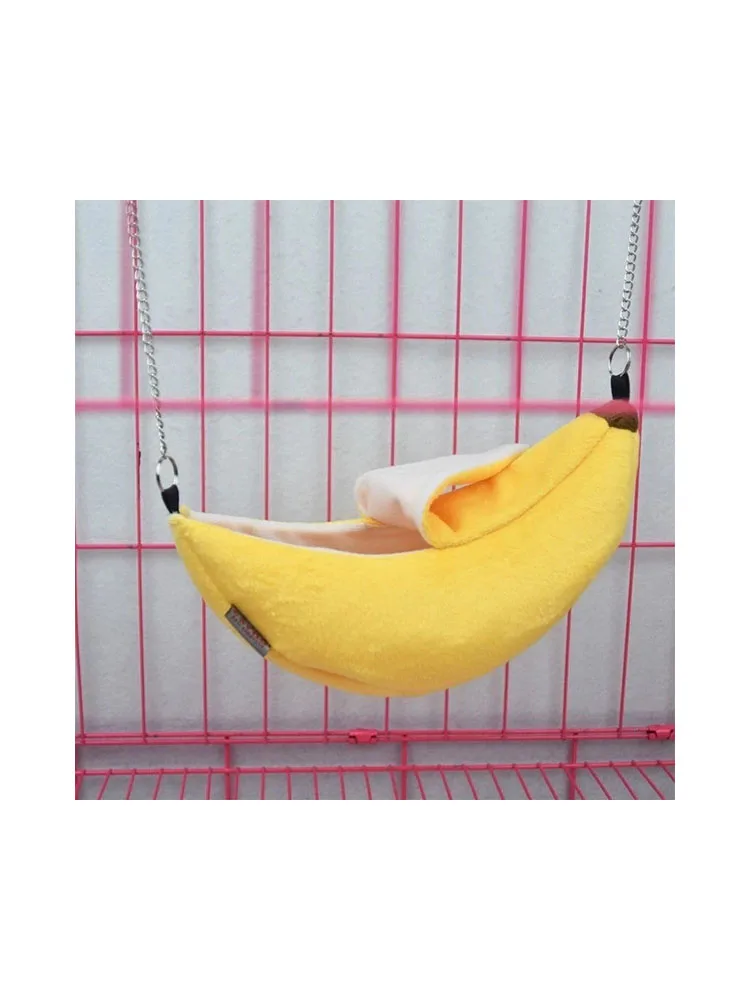Креативный дизайн хомяк банановое гнездо теплый зимний подвесной гамак клетка
