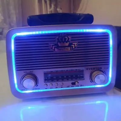 Everton Vt-3101 ностальгия перезаряжаемая 3 диапазона радио Usb Sd Aux Mp3 плеер | Электроника