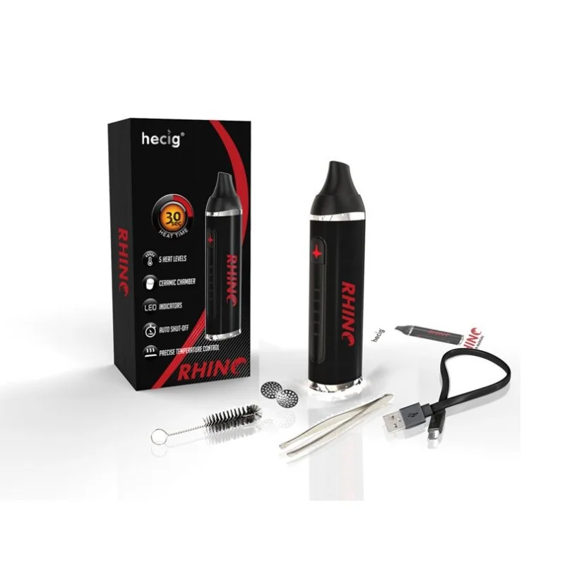 

Authentic Hecig Rhino mod kit 2200mah box mod Dry Herbal Vaporizer Electronic cigarette