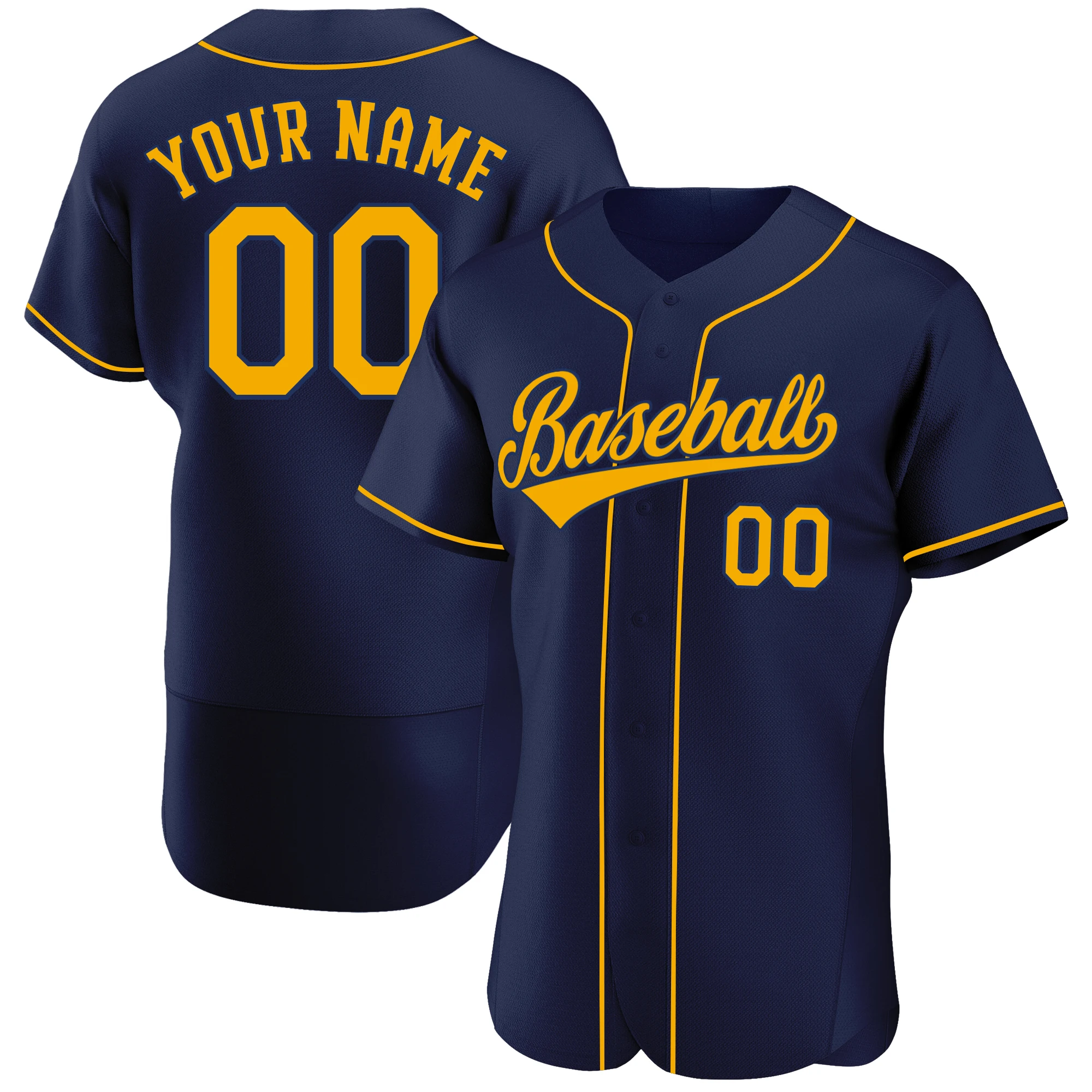 Custom Baseball Jersey Personalized Printed Name/Numbers Button-Down Washable Tee Shirts Game Fans Best Gift Outdoors/Indoors
