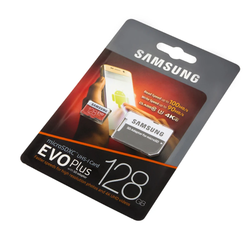 Карта памяти Samsung EVO Plus microSD 10 class 128 Gb | Компьютеры и офис