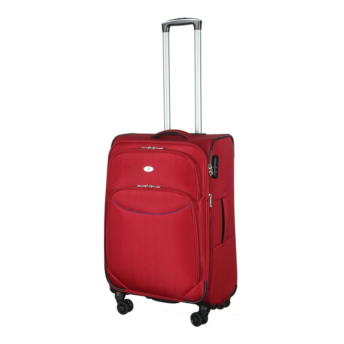 Suitcase retail gm17026w24 fabric case with expander ultra light double silent wheels code lock durable |