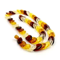 resin necklace ambers color women jewelry colourful mothers jewelry gift hot sale style flat bead necklace