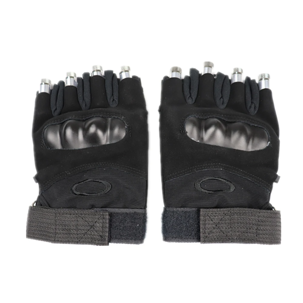 Многолинейные зеленые лазерные перчатки 2 в 1 светодиодные варежки Rave LED Flash Finger Palm
