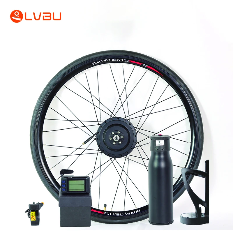 

Lvbu Wheel BY20D Electric Bicycle Conversion Kit Ebike Kit 36V 250W 350W With Battery Included