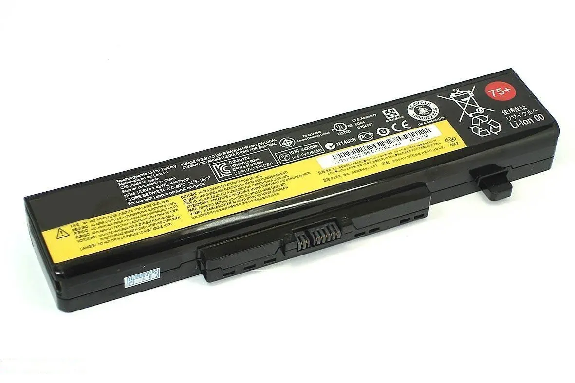 Аккумуляторная батарея 75+ L11L6F01 для ноутбукa Lenovo IdeaPad Y480 Y580 11.1V 48Wh|Аккумуляторы
