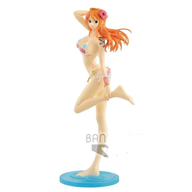 BANPRESTO цельная фигурка блеск и Гламурные ходьба стиль специальный цвет Nami figuals фигурка Brinquedos
