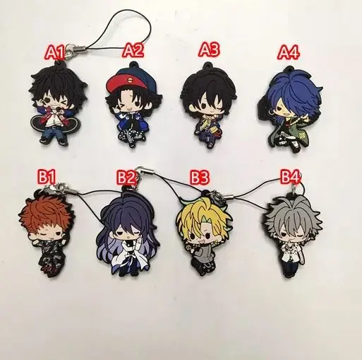 

HypnosisMic -Division Rap Battle DRB Original Japanese anime figure rubber mobile phone charms/key chain/strap
