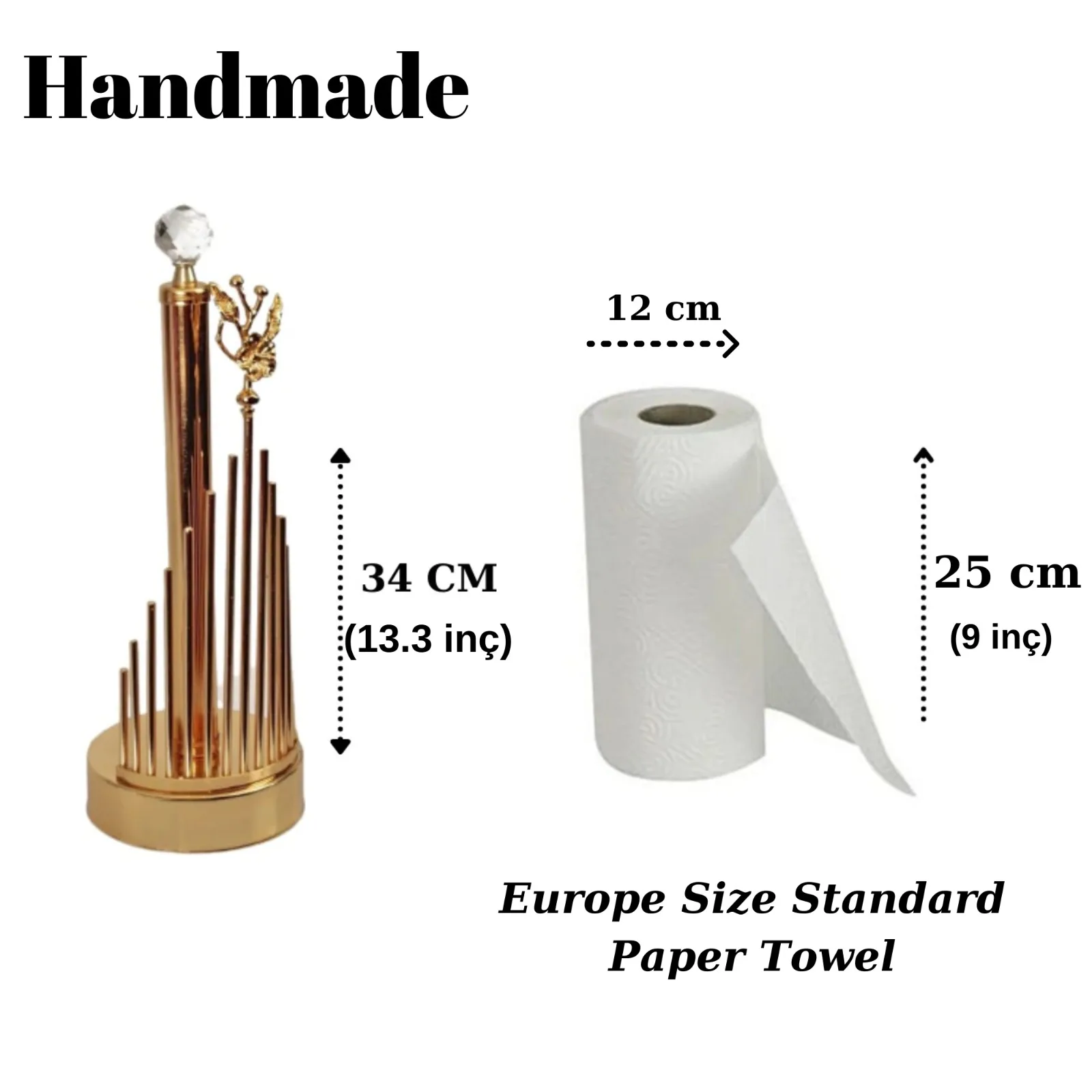 

Multipurpose Decorative Bathroom Paper Towel Holder Japan Rose Crystal Stone Holder Kitchen Table Accessory HomeDecor Handcraft